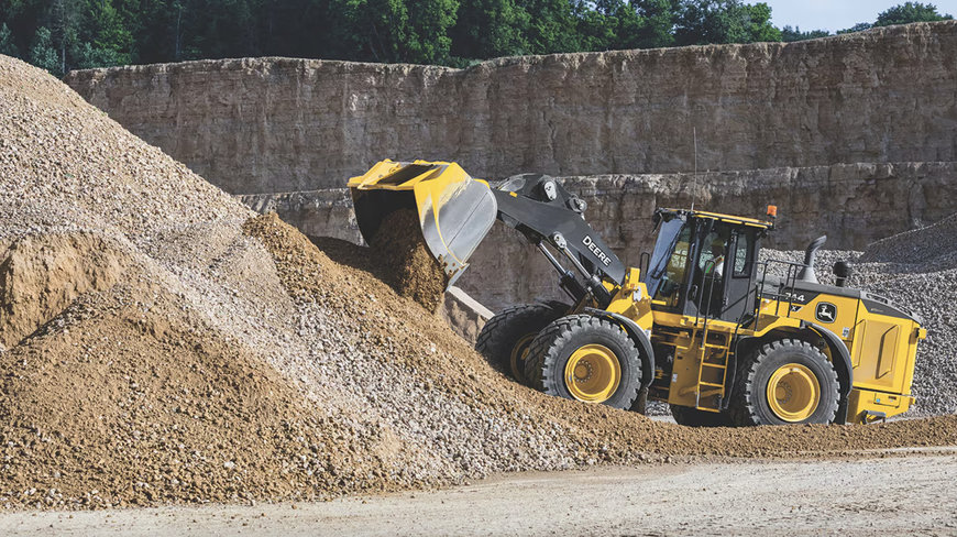 JOHN DEERE ROLLS OUT PROVEN E-DRIVE PRODUCTION CLASS LOADER OFFERINGS WITH THE 744 AND 824 X-TIER MODELS